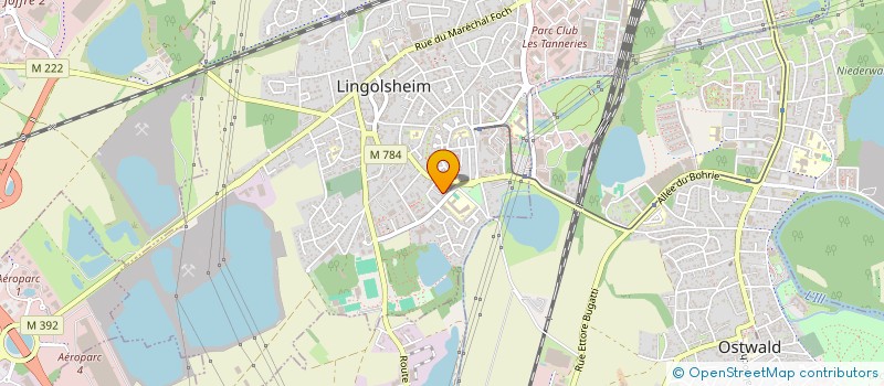 localisation de l'entreprise LE SAINT GALLE CYNTIM  LINGOLSHEIM