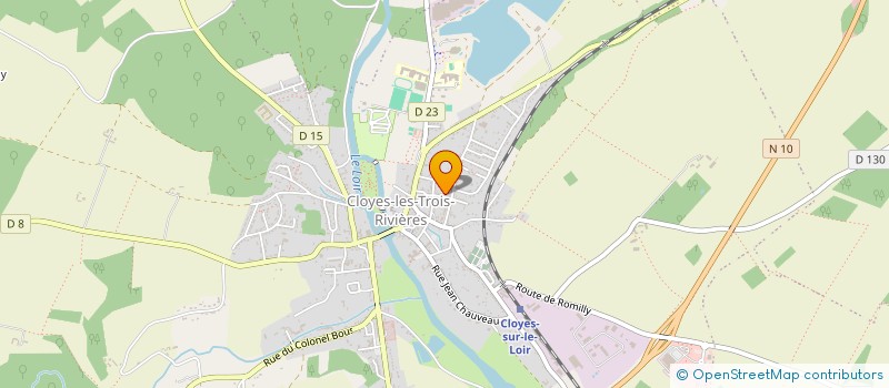 localisation de l'entreprise LE SAINT GEORGES à CLOYES-LES-TROIS-RIVIERES