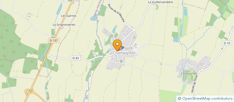 localisation de l'entreprise LE SAINT GEORGES  BAZOGES-EN-PAREDS