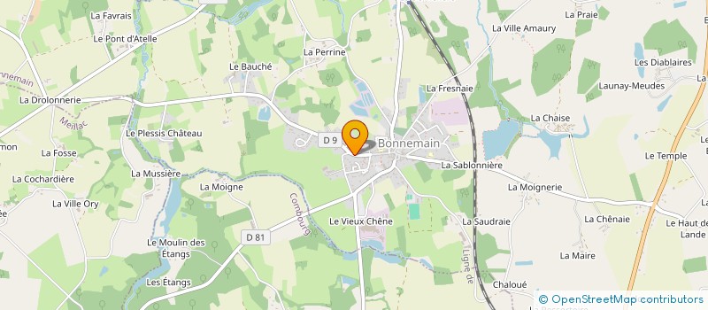 localisation de l'entreprise LE SAINT-GERAN  BONNEMAIN