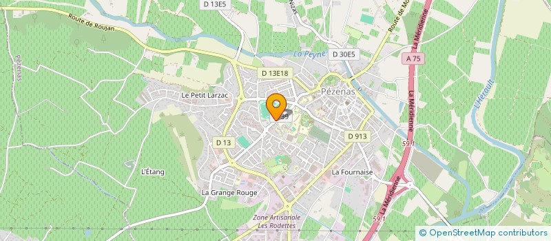 localisation de l'entreprise LE SAINT GERMAIN  PEZENAS