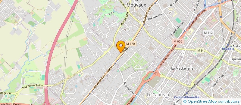 localisation de l'entreprise LE SAINT GERMAIN  MOUVAUX