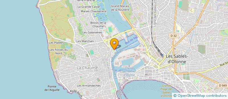 localisation de l'entreprise LE SAINT GERMAIN à LES SABLES-D'OLONNE