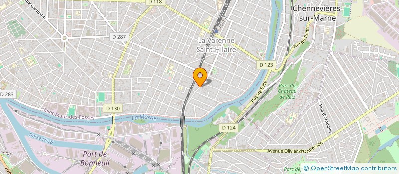 localisation de l'entreprise LE SAINT HILAIRE 1 à SAINT-MAUR-DES-FOSSES