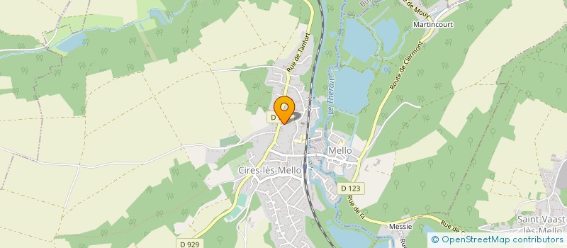 localisation de l'entreprise LE SAINT HOBBY  CIRES-LES-MELLO