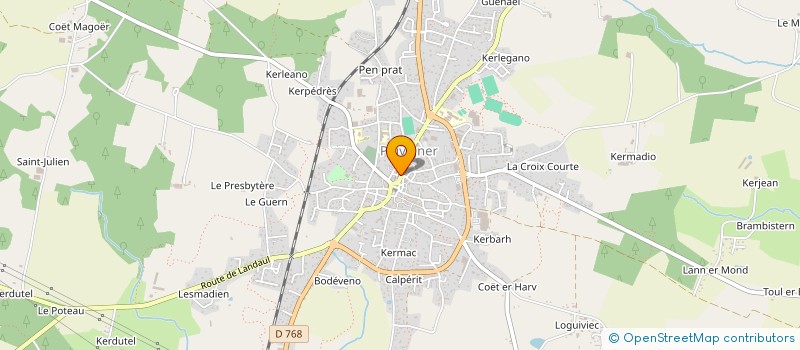 localisation de l'entreprise LE SAINT HONORE à PLUVIGNER