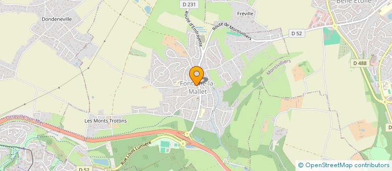 localisation de l'entreprise LE SAINT HONORE  FONTAINE-LA-MALLET