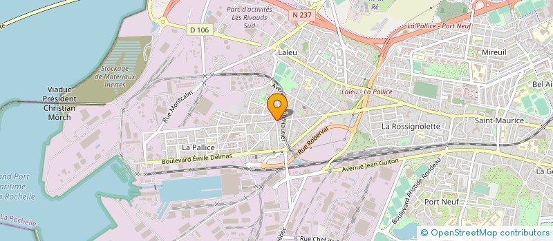 localisation de l'entreprise LE SAINT HONORE à LA ROCHELLE