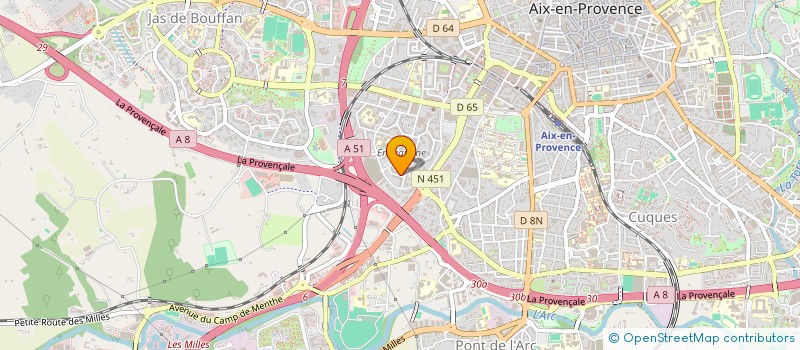 localisation de l'entreprise LE SAINT HONORE à AIX-EN-PROVENCE