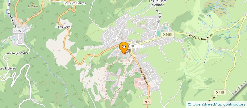 localisation de l'entreprise LE SAINT HUBERT  MERCEY-LE-GRAND