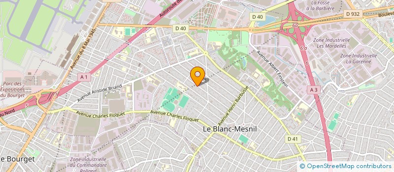localisation de l'entreprise LE SAINT JACQUES à LE BLANC-MESNIL