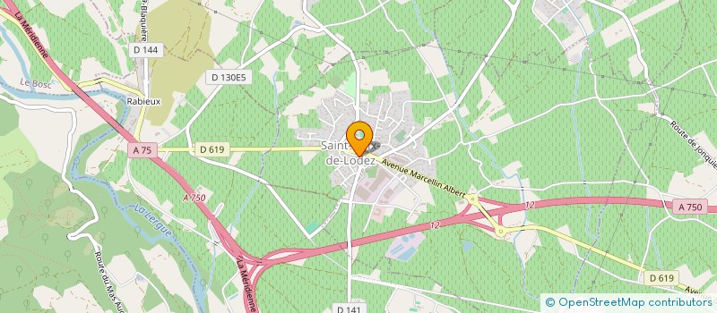 localisation de l'entreprise LE SAINT JACQUES  SAINT-FELIX-DE-LODEZ