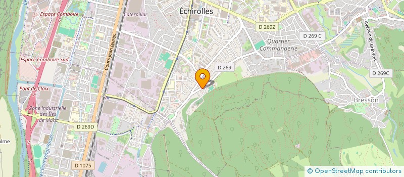 localisation de l'entreprise LE SAINT JACQUES à ECHIROLLES