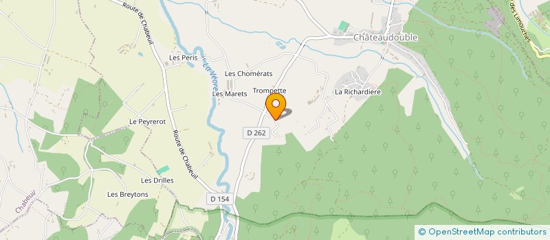 localisation de l'entreprise LE SAINT JAMES  CHATEAUDOUBLE