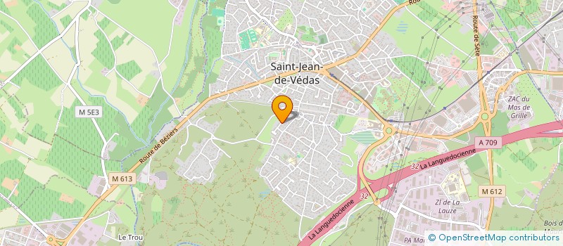 localisation de l'entreprise LE SAINT JEAN  SAINT-JEAN-DE-VEDAS