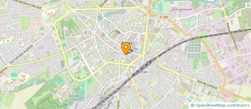 localisation de l'entreprise LE SAINT JEAN à ARRAS