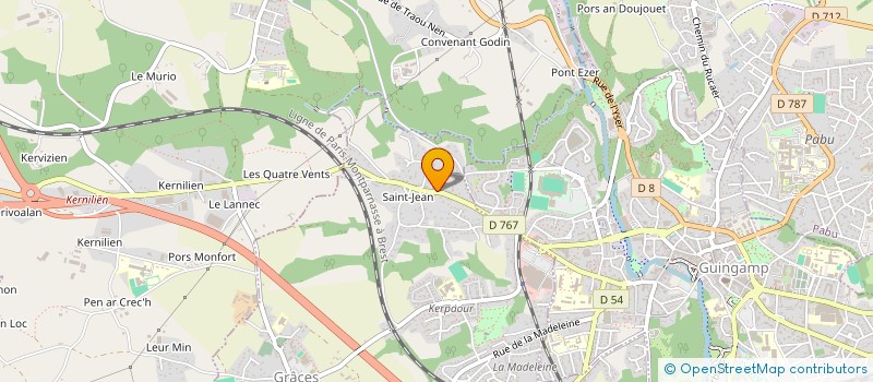 localisation de l'entreprise LE SAINT JEAN  GRACES