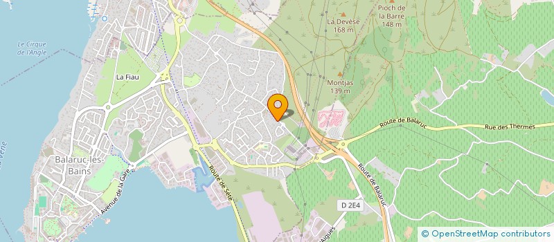 localisation de l'entreprise LE SAINT JEAN DE FOS  BALARUC-LES-BAINS