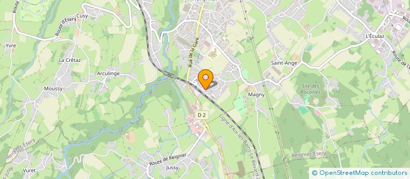 localisation de l'entreprise LE SAINT JEOIRIEN  REIGNIER-ESERY