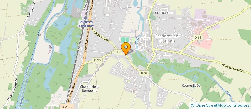 localisation de l'entreprise LE SAINT LAZARE à FERRIERES-EN-GATINAIS