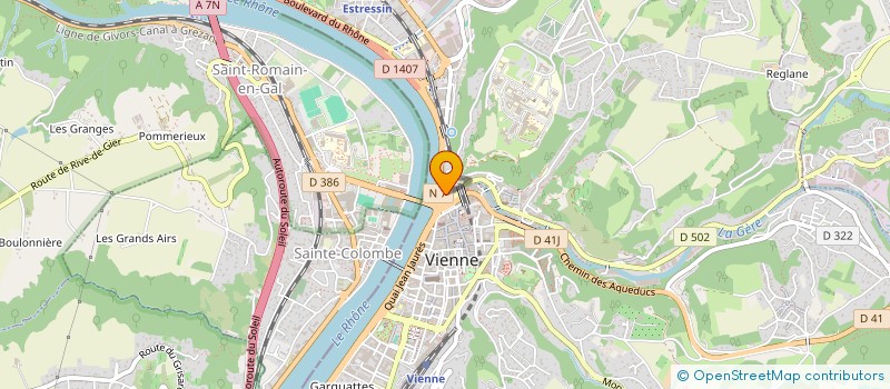 localisation de l'entreprise LE SAINT LOUIS  VIENNE