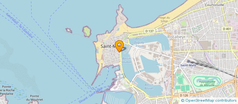 localisation de l'entreprise LE SAINT LOUIS  SAINT-MALO