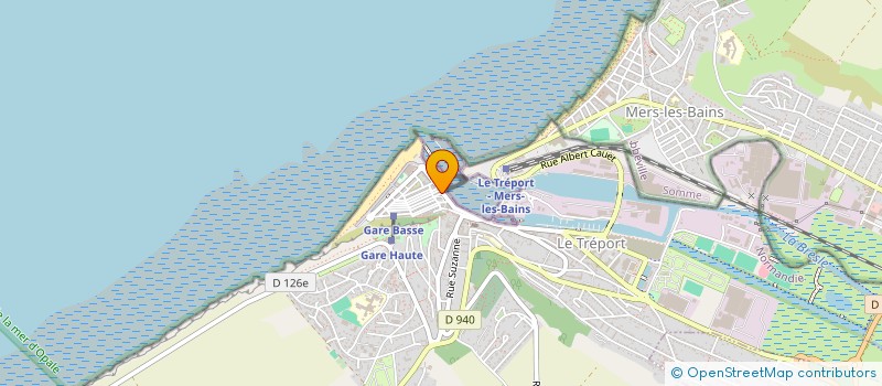 localisation de l'entreprise LE SAINT LOUIS à LE TREPORT