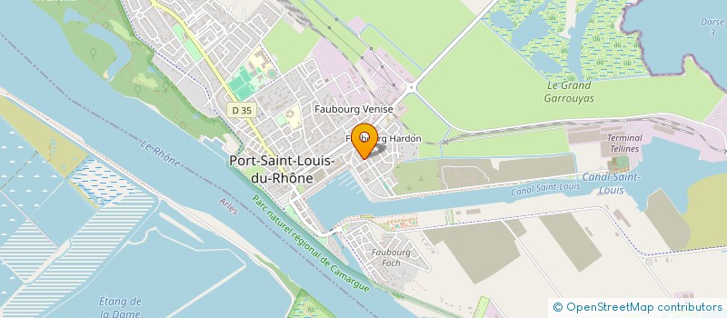 localisation de l'entreprise LE SAINT LOUISIEN à PORT-SAINT-LOUIS-DU-RHONE