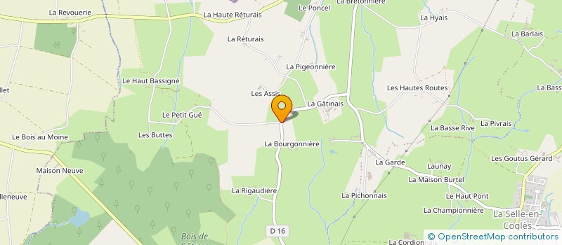 localisation de l'entreprise LE SAINT MARC AMICAL CLUB à SAINT-MARC-LE-BLANC