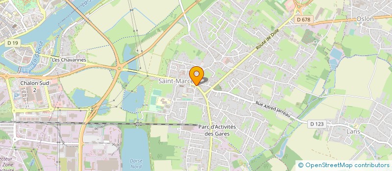 localisation de l'entreprise LE SAINT MARCEL à SAINT-MARCEL