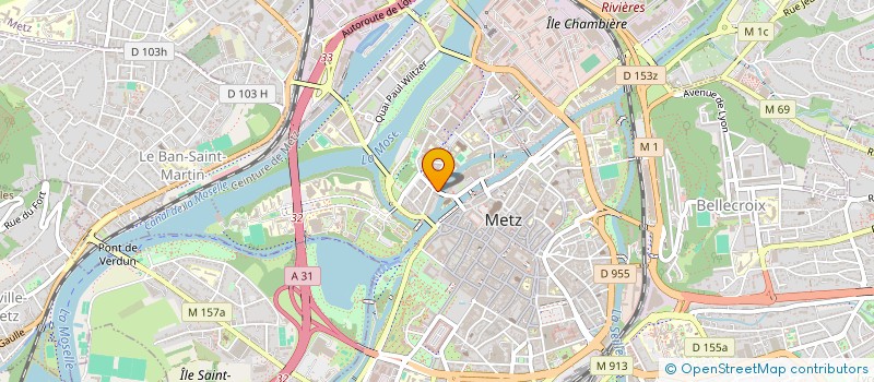 localisation de l'entreprise LE SAINT MARCEL - BISTROT DU PONT  METZ