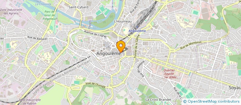 localisation de l'entreprise LE SAINT MARTIAL à ANGOULEME