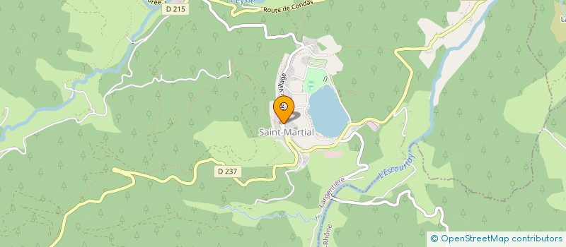 localisation de l'entreprise LE SAINT MARTIAL  SAINT-MARTIAL