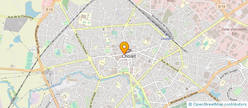 localisation de l'entreprise LE SAINT MARTIN à CHOLET