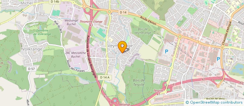 localisation de l'entreprise LE SAINT-MARTIN  THIONVILLE