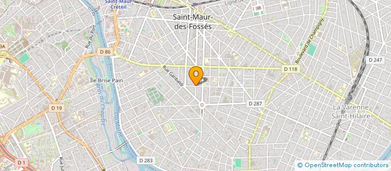 localisation de l'entreprise LE SAINT MAURIEN à SAINT-MAUR-DES-FOSSES