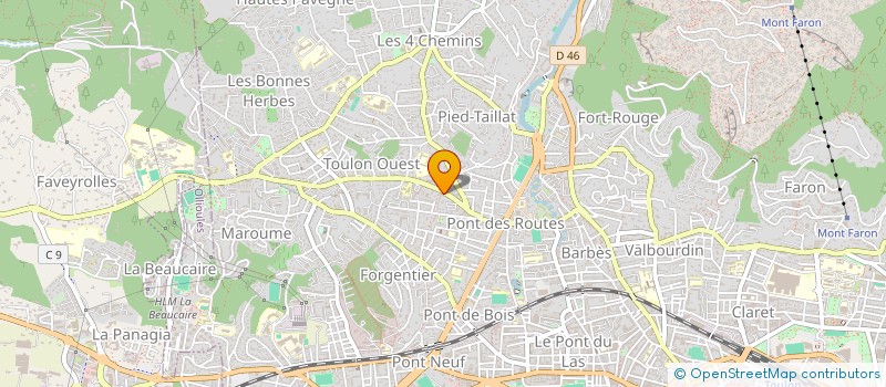 localisation de l'entreprise LE SAINT MICHEL  TOULON