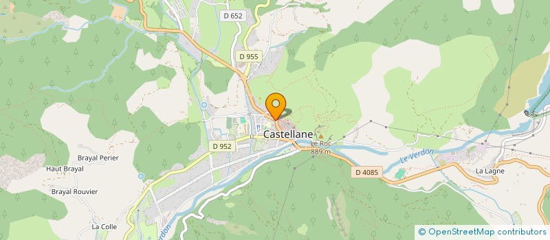 localisation de l'entreprise LE SAINT MICHEL  CASTELLANE