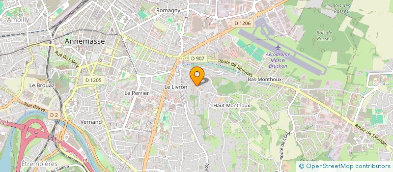 localisation de l'entreprise LE SAINT MICHEL  VETRAZ-MONTHOUX