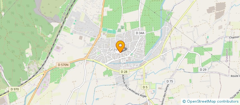 localisation de l'entreprise LE SAINT MICHEL  GRAVESON