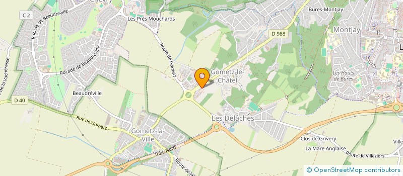 localisation de l'entreprise LE SAINT NICOLAS  GOMETZ-LE-CHATEL