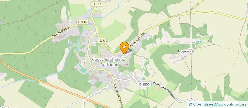 localisation de l'entreprise LE SAINT NICOLAS  COUCY-LE-CHATEAU-AUFFRIQUE