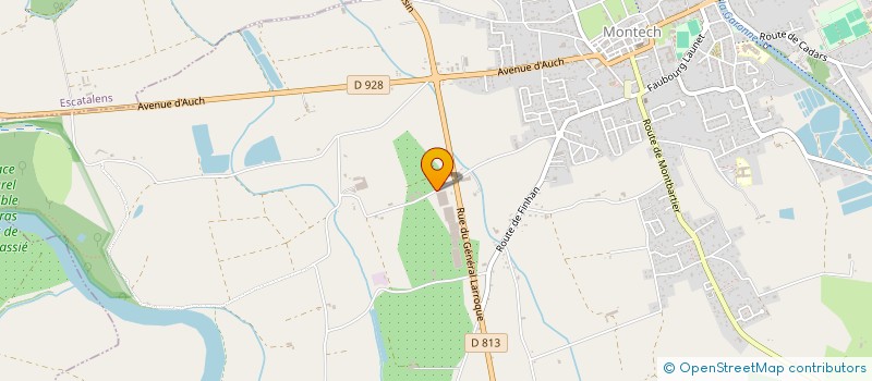 localisation de l'entreprise LE SAINT NICOLAS  MONTECH