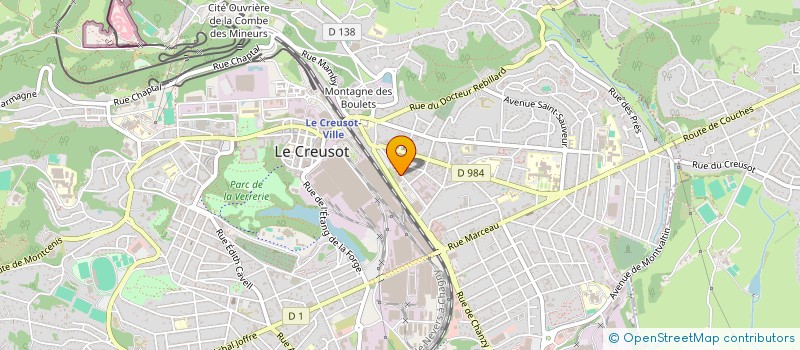 localisation de l'entreprise LE SAINT P  LE CREUSOT