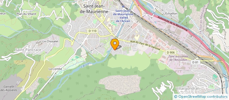 localisation de l'entreprise LE SAINT- PE  SAINT-JEAN-DE-MAURIENNE