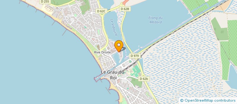 localisation de l'entreprise LE SAINT PIERRE à LE GRAU-DU-ROI
