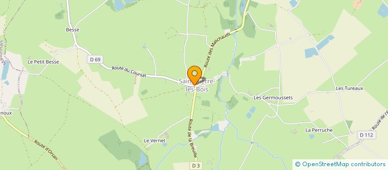 localisation de l'entreprise LE SAINT PIERRE  SAINT-PIERRE-LES-BOIS