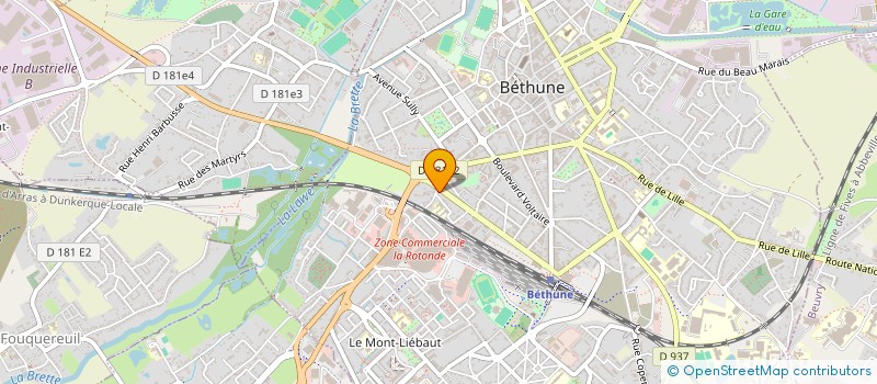 localisation de l'entreprise LE SAINT PRY  BETHUNE