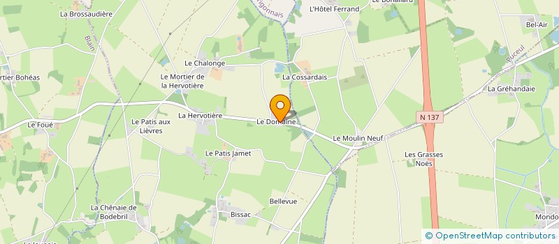 localisation de l'entreprise LE SAINT ROCH  HERIC