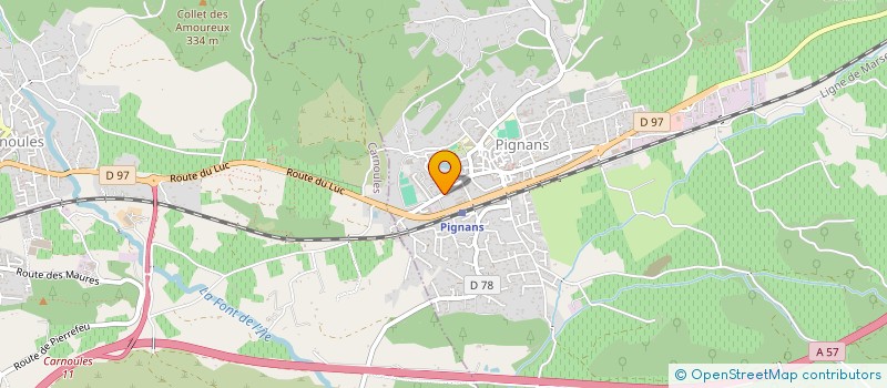 localisation de l'entreprise LE SAINT ROCH  PIGNANS